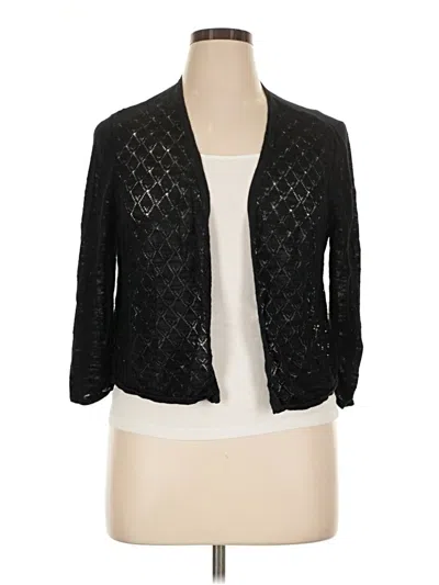 Pre-owned Charter Club Cardigan Sweater In Black