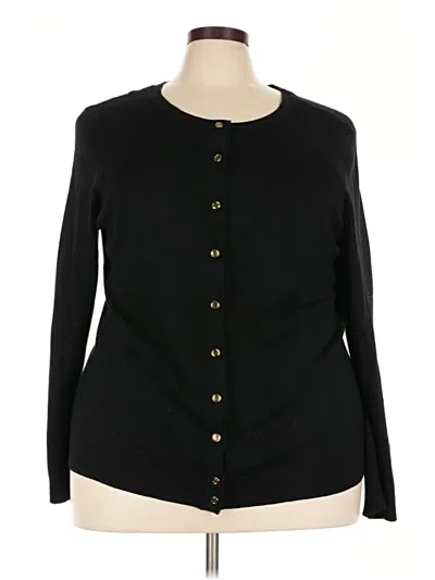 Pre-owned Charter Club Cardigan Sweater In Black
