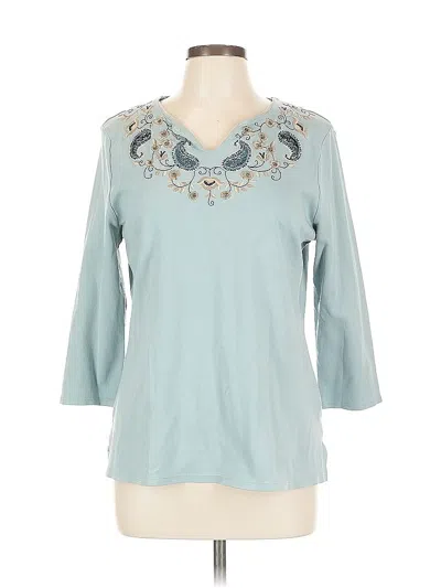 Pre-owned Charter Club Cardigan Sweater In Blue