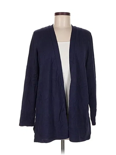 Pre-owned Charter Club Cardigan Sweater In Blue