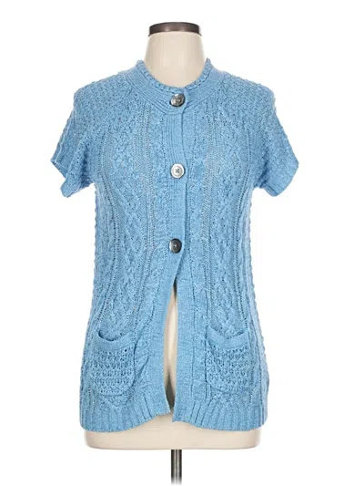 Pre-owned Charter Club Cardigan Sweater In Blue