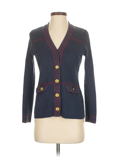 Pre-owned Charter Club Cardigan Sweater In Blue