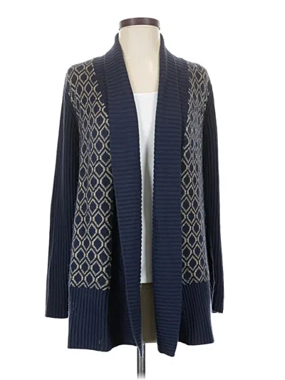 Pre-owned Charter Club Cardigan Sweater In Blue