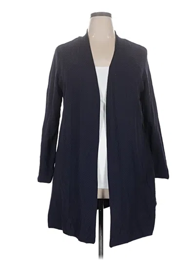 Pre-owned Charter Club Cardigan Sweater In Blue