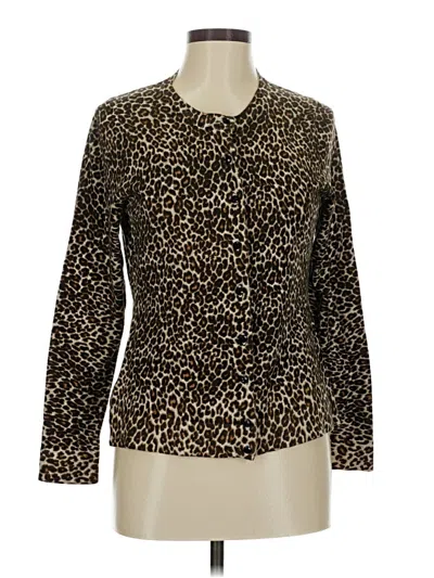 Pre-owned Charter Club Cardigan Sweater In Brown