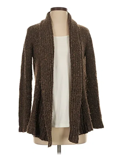 Pre-owned Charter Club Cardigan Sweater In Brown
