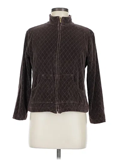 Pre-owned Charter Club Cardigan Sweater In Brown