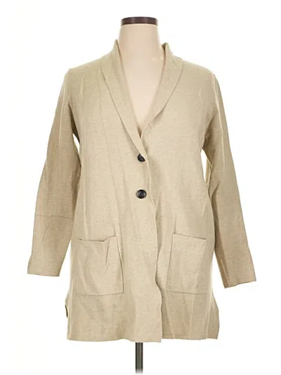 Pre-owned Charter Club Cardigan Sweater In Brown