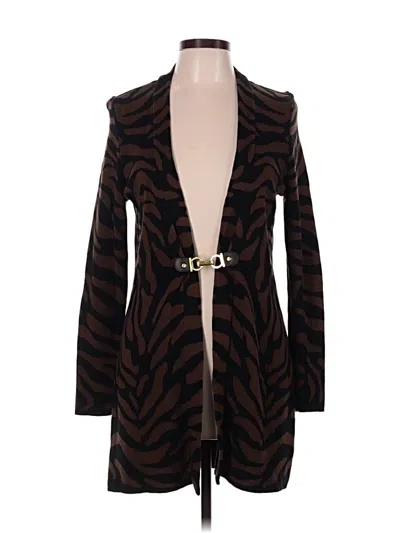 Pre-owned Charter Club Cardigan Sweater In Brown