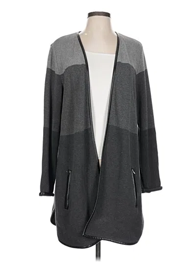Pre-owned Charter Club Cardigan Sweater In Gray