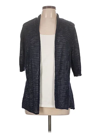 Pre-owned Charter Club Cardigan Sweater In Gray