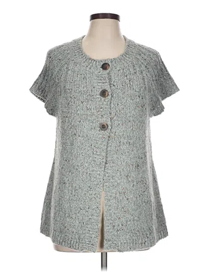 Pre-owned Charter Club Cardigan Sweater In Gray