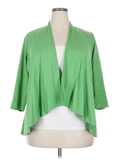 Pre-owned Charter Club Cardigan Sweater In Green