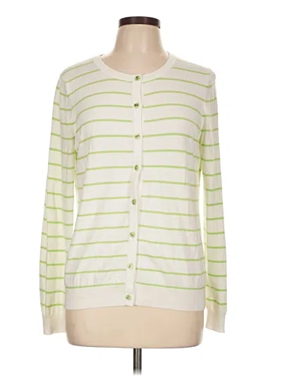 Pre-owned Charter Club Cardigan Sweater In Green