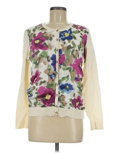 Pre-owned Charter Club Cardigan Sweater In Ivory