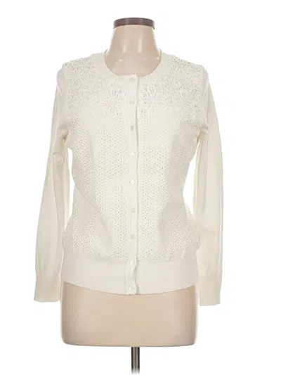 Pre-owned Charter Club Cardigan Sweater In Ivory