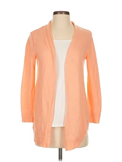 Pre-owned Charter Club Cardigan Sweater In Orange