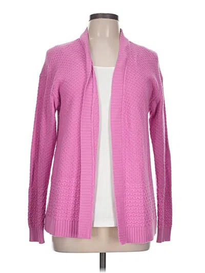 Pre-owned Charter Club Cardigan Sweater In Pink