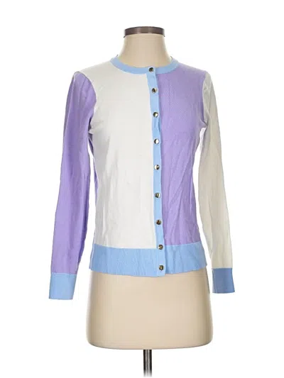 Pre-owned Charter Club Cardigan Sweater In Purple