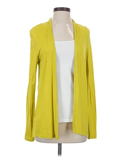 Pre-owned Charter Club Cardigan Sweater In Yellow