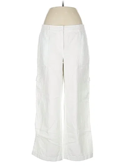 Pre-owned Charter Club Cargo Pants In White