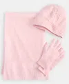 Charter Club Cashmere Hat, Gloves & Scarf Boxed Gift Set, Created For Macy's