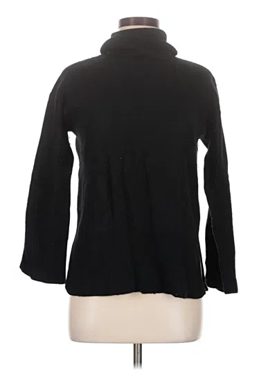 Pre-owned Charter Club Cashmere Pullover Sweater In Black