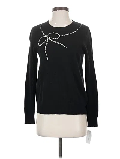 Pre-owned Charter Club Cashmere Pullover Sweater In Black