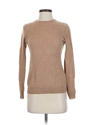 Pre-owned Charter Club Cashmere Pullover Sweater In Brown