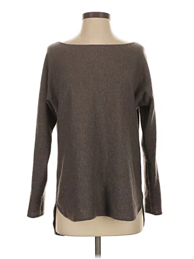 Pre-owned Charter Club Cashmere Pullover Sweater In Brown