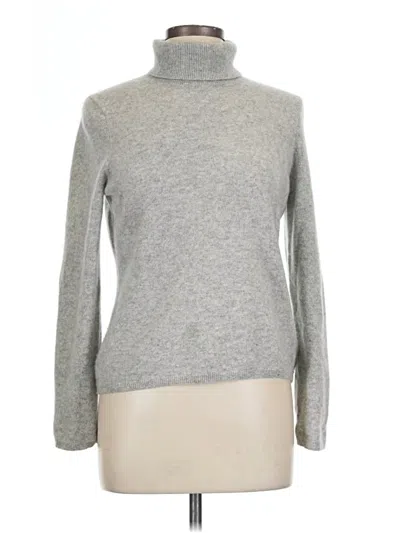 Pre-owned Charter Club Cashmere Pullover Sweater In Gray