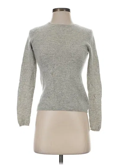 Pre-owned Charter Club Cashmere Pullover Sweater In Gray