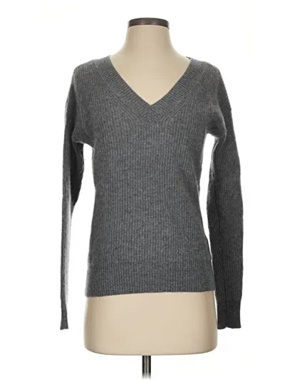 Pre-owned Charter Club Cashmere Pullover Sweater In Gray