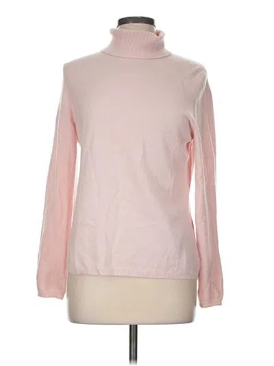 Pre-owned Charter Club Cashmere Pullover Sweater In Pink