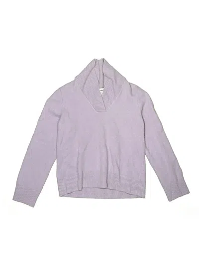 Pre-owned Charter Club Kids' Cashmere Pullover Sweater In Purple