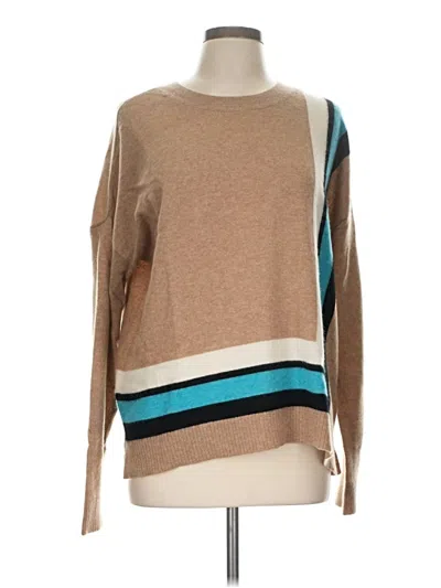 Pre-owned Charter Club Cashmere Pullover Sweater In Tan