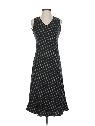 Pre-owned Charter Club Casual Dress In Black