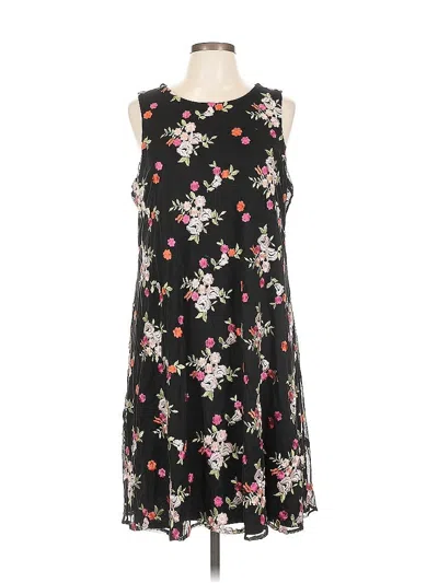 Pre-owned Charter Club Casual Dress In Black