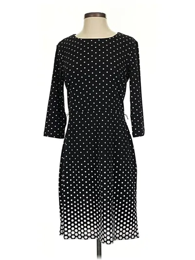 Pre-owned Charter Club Casual Dress In Black