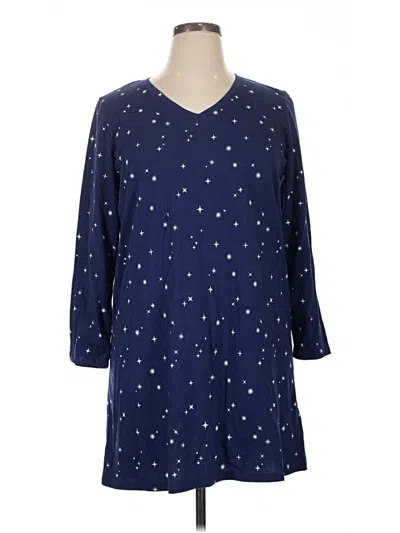 Pre-owned Charter Club Casual Dress In Blue