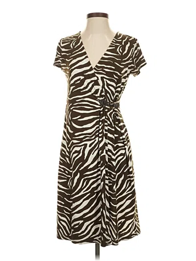 Pre-owned Charter Club Casual Dress In Brown
