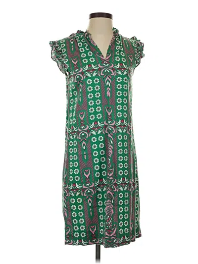 Pre-owned Charter Club Casual Dress In Green
