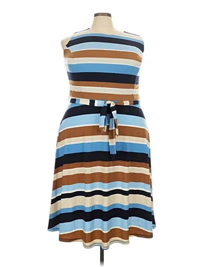 Charter Club Casual Dress In Multi