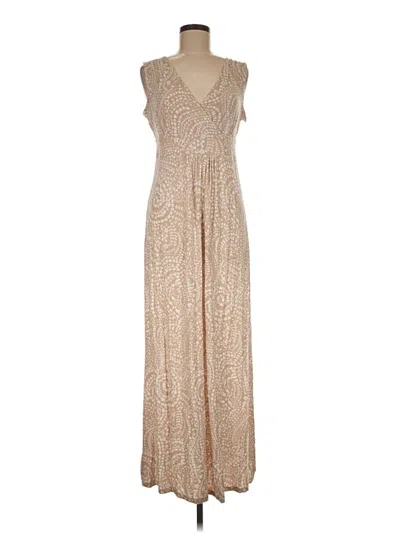 Pre-owned Charter Club Casual Dress In Tan