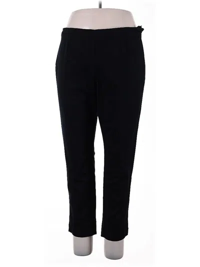 Pre-owned Charter Club Casual Pants In Black