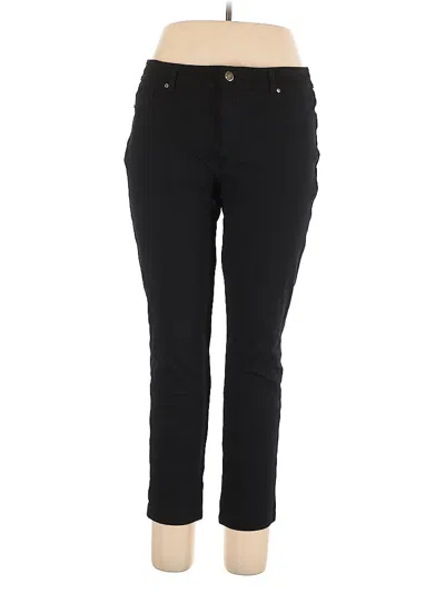 Pre-owned Charter Club Casual Pants In Black