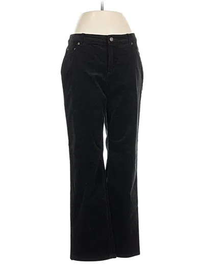 Pre-owned Charter Club Casual Pants In Black