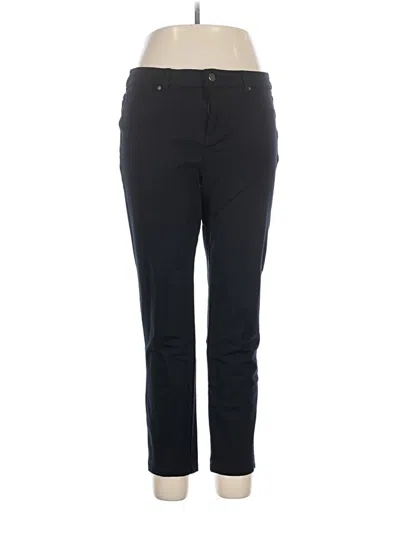 Pre-owned Charter Club Casual Pants In Black