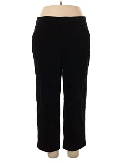 Pre-owned Charter Club Casual Pants In Black