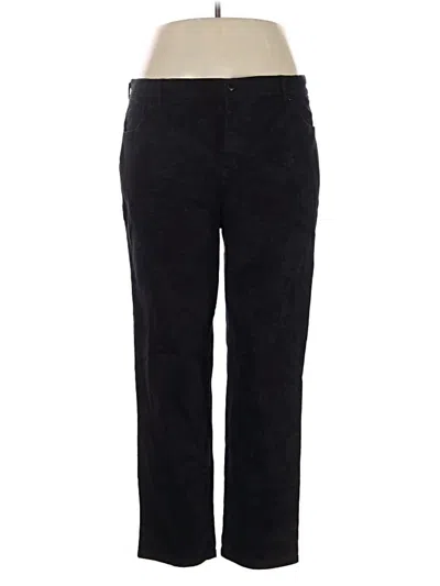 Pre-owned Charter Club Casual Pants In Black